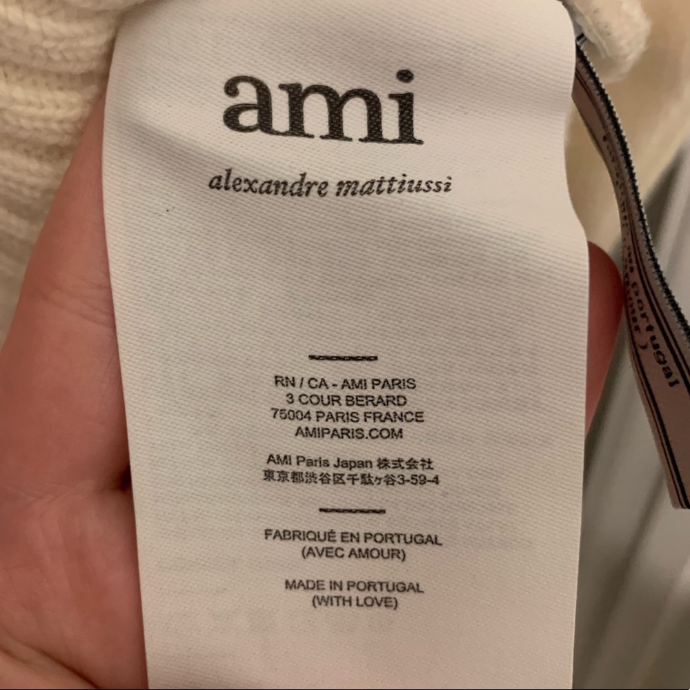 Ami Alexandre Matussi Off-White Turtleneck - Picture 3 of 3